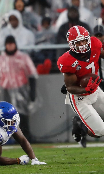 Swift runs for 2 TDs as No. 10 Georgia tops Kentucky 21-0